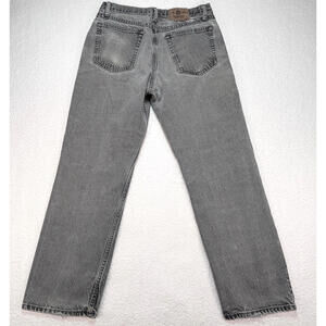 Vintage Wrangler Acid Wash Straight Jeans Mens Size 31x30 Smoke Gray